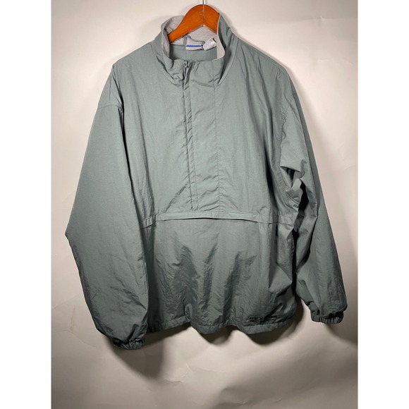 Vintage Reebok Pullover Windbreaker Jacket Half Zip Lightweight Casual Mens XL - Picture 1 of 11